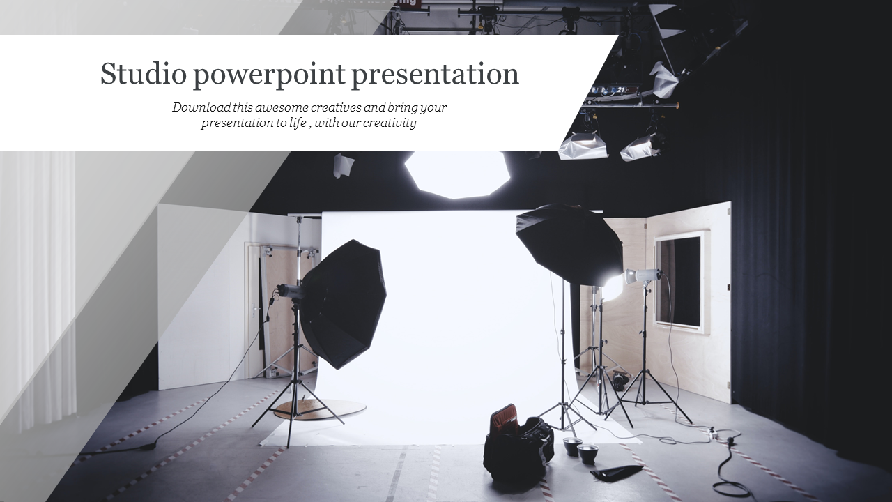 Download This Gorgeous Studio PowerPoint Presentation